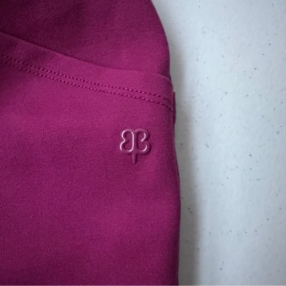 Betabrand Womens Skinny Leg Journey Pant Leggings Pockets Size S PETITE Burgundy - Picture 11 of 12